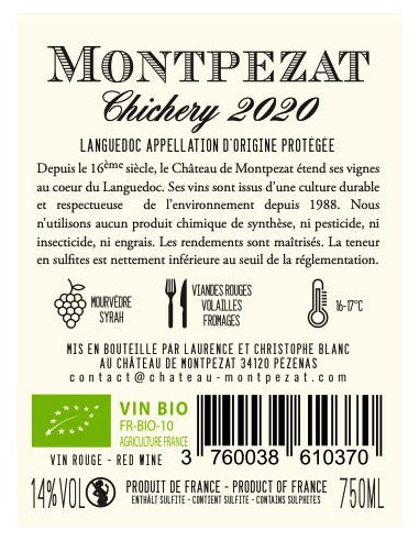 Chichery - Rouge